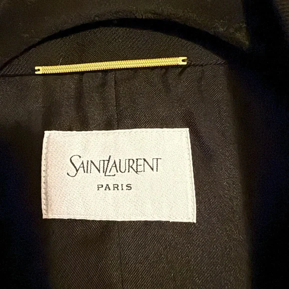 SAINT LAURENT Wool gabardine blazer